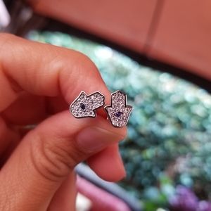 ⭐3 for $60⭐ Hasma Hand Silver Earrings 925